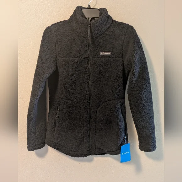Columbia Black Teddy Jacket - Picture 1 of 7
